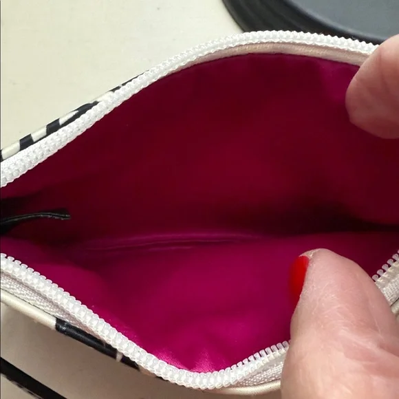 Coach Black and Red Floral Wristlet - Picture 4 of 4